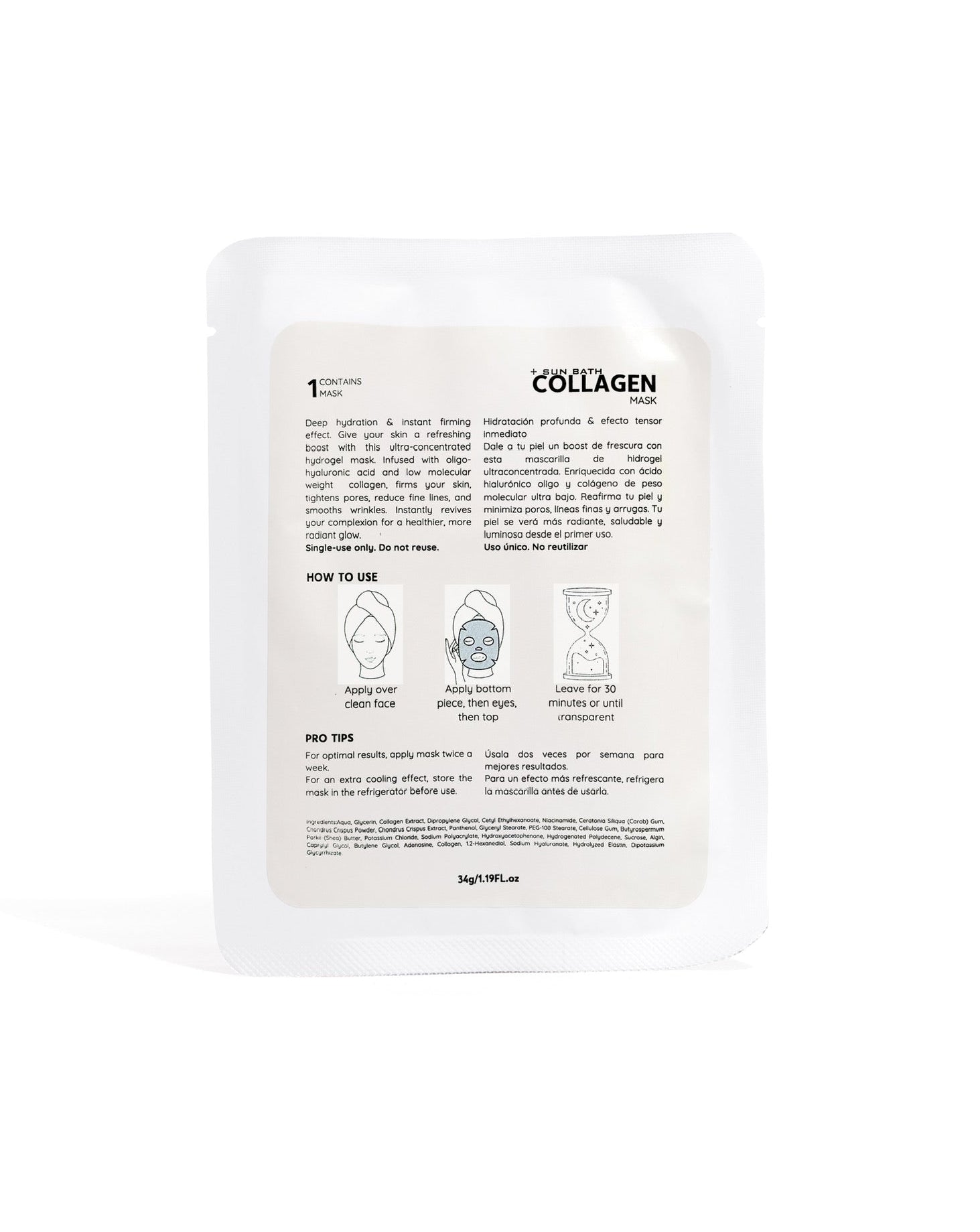 KIT Collagen Mask - Hydro Gel (3 units)